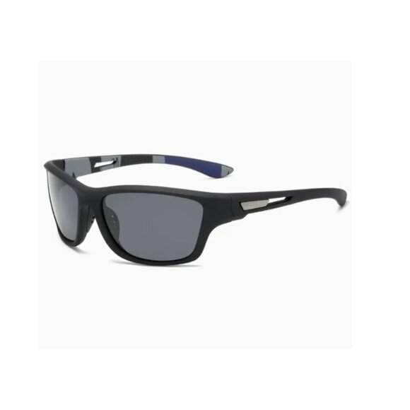 Black Men's Polarized Tinted Sunglasses Retro Polycarbonate Shining Eyes - Picture 1 of 2